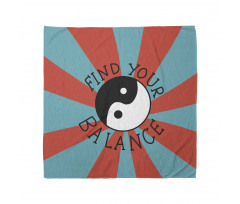 Find Your Balance Text Bandana