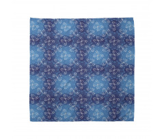 Abstract Floral Blossoms Bandana