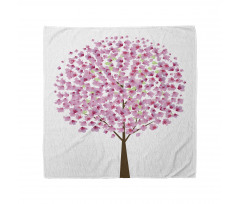 Simple Cherry Tree Blossom Bandana