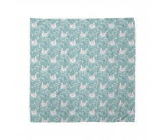 Gracious Flowers Lake Art Bandana