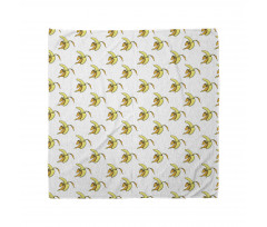 Vintage Peeled Dotted Fruit Bandana