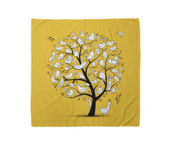 Doodle Birds Branches Bandana