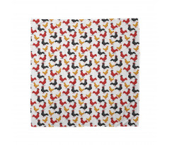 Farm Animal Bird Pattern Bandana