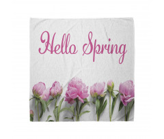 Spring Welcoming Floral Photo Bandana