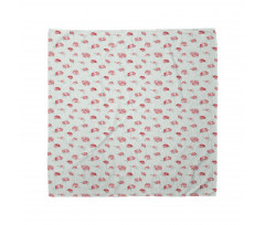 Soft Tones Watercolor Flower Bandana