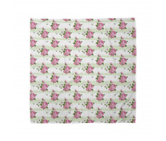 Daisies Flowers Bouquet Art Bandana