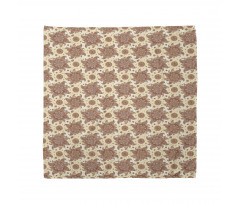 Autumn Tones Damask Bandana