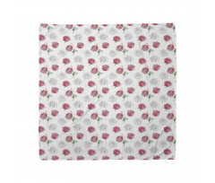 Flowers Sketch Art Bandana