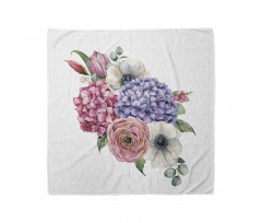 Hydrangea Mix Bouquet Art Bandana