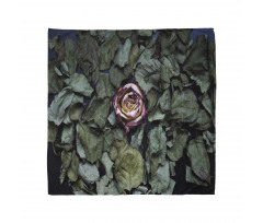 Rose Flower Dry Leaves Bandana