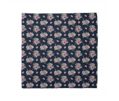 Minimalist Flowers Bandana