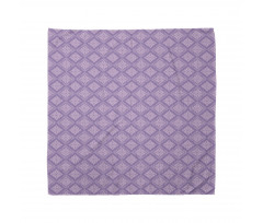 Lilac Floral Art Bandana