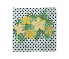 Exotic Flower Polka Dots Bandana