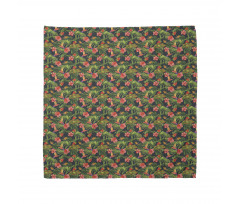 Banana Leaves Strawberry Bandana