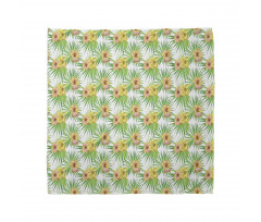 Equatorial Floral Leaves Bandana