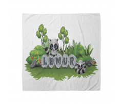 Madagascar Forest Animals Bandana