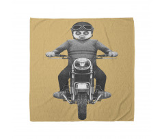 Tropical Monkey Scooter Art Bandana