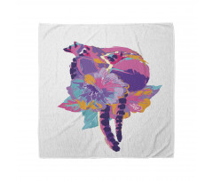 Abstract Madagascar Monkey Bandana