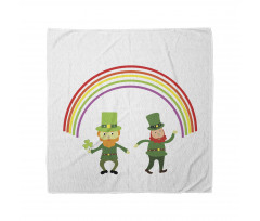 Leprechauns Under a Rainbow Bandana