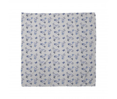 Bluebell Flowers Moths Bandana