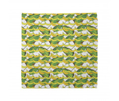 Tropical Fruit and Leaves Bandana