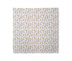 Abstract Pears and Apples Bandana