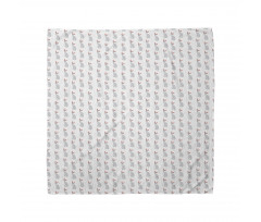 Cartoon Cats Repetition Bandana