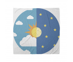 Day and Night Cartoon Bandana