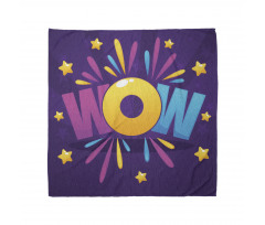 Fun Art Wow Lettering Stars Bandana