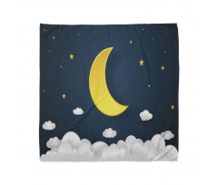 Half Moon Clouds and Stars Bandana