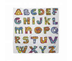 Funny Cats Letter Shapes Bandana