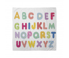 Colorful Printed Letters Bandana