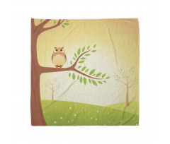 Wise Bird Cartoon Art Bandana