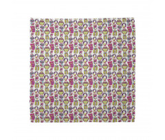 Colorful Floral Motifs Bandana