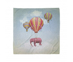 Pink Elephant in Sky Bandana