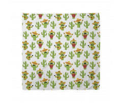 Cactus Characters Fun Bandana