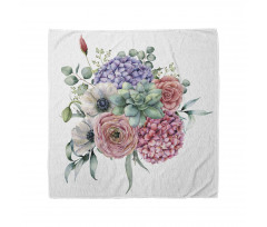 Hydrangeas Bouquet Bandana