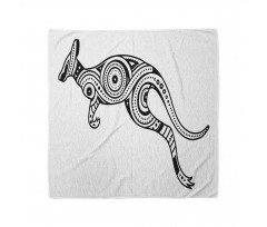 Abstract Ornate Kangaroo Bandana