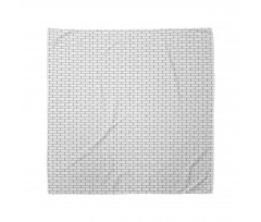 Monotone Street Wall Pattern Bandana