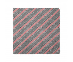 Modern Diagonal Stripes Bandana