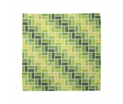 Diagonal Greenish Geometry Bandana