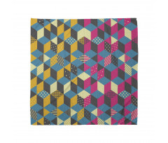 Modern Colorful Blocks Bandana