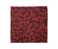 Rectangular Diagonal Zigzags Bandana