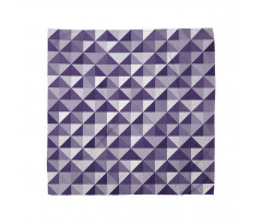 Monochrome Style Triangles Bandana