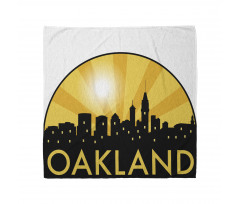 Sunburst Effect Buildings Bandana