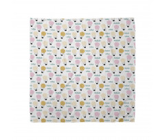 Pastel Sky Cartoon Bandana