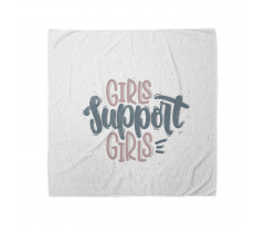 Girls Support Girls Texts Bandana