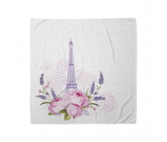 Spring Flora Eiffel Tower Bandana