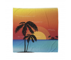 Sunset Trees and an Ocean Bandana