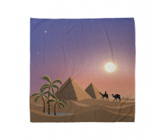 Caravan Camels Desert Scene Bandana